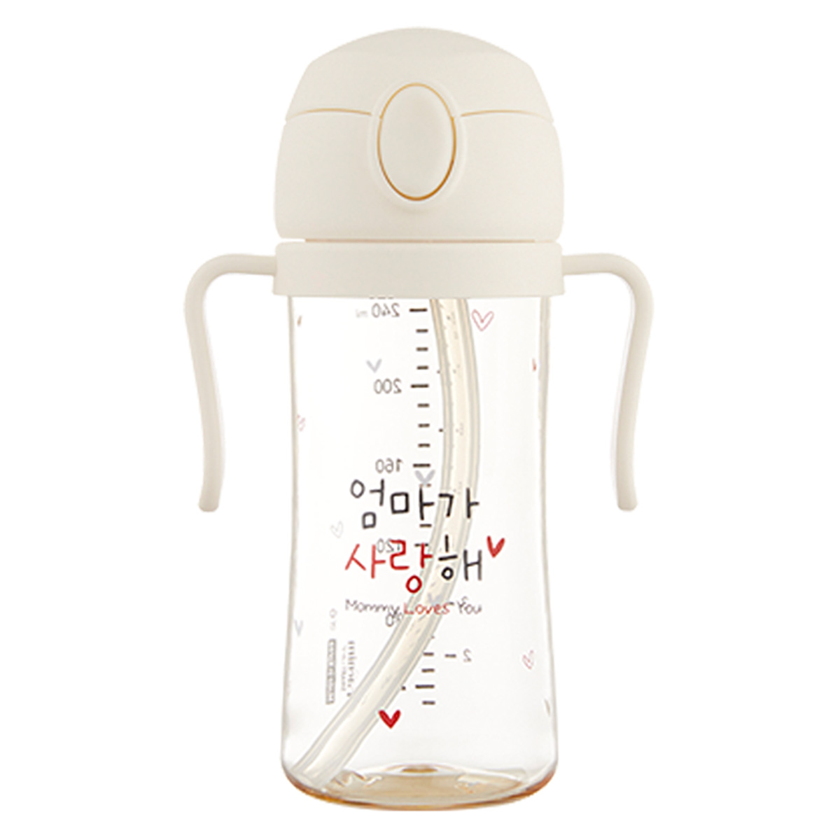 Haenim PPSU One-Touch Straw Bottle (150ml / 250ml)